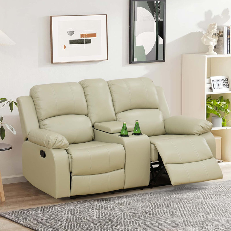 Siège de cinéma en tissu Elixander, Beige