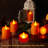 12 Pcs Votive Flameless Candles with Timer