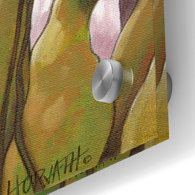 «Flower Fence 1» par Cathy Horvath, H 24 po x l 24 po x P 0,2 po