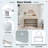 Makeup Vanity Table With Touch Screen Lighted Mirror, Dressing Table With A Drawer And Curved Edges