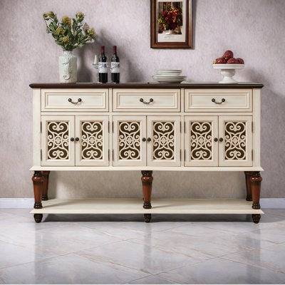 American retro style entrance cabinet sideboard