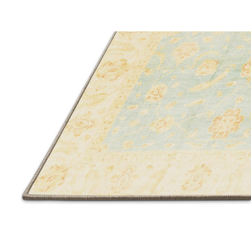 Abdulshakur Abstract Indoor Rug, Rectangle 2' x 3'