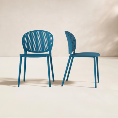 Iben Outdoor Stacking Dining Side Chair