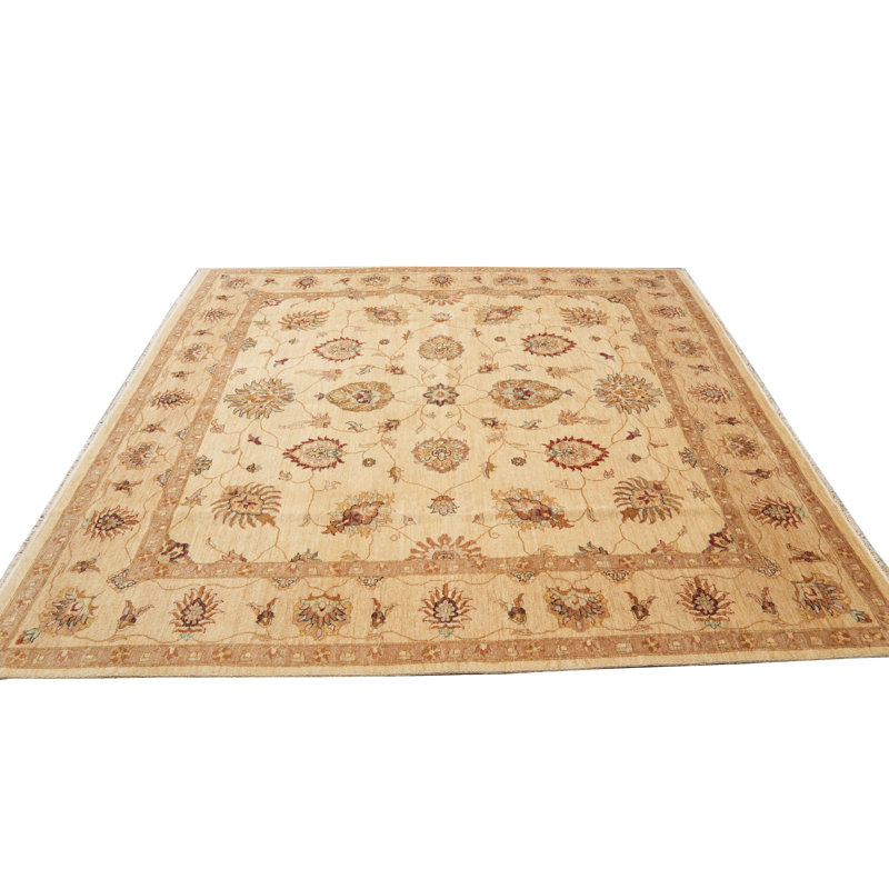 Tapis carré Chobi Peshawar 9 x 9 pi # PIX-5283