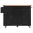 Farmhouse Kitchen Island with Power Outlet and Drop Leaf-1664336861