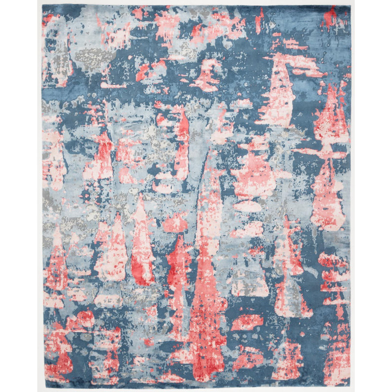 Tavaros Wool Abstract Rug