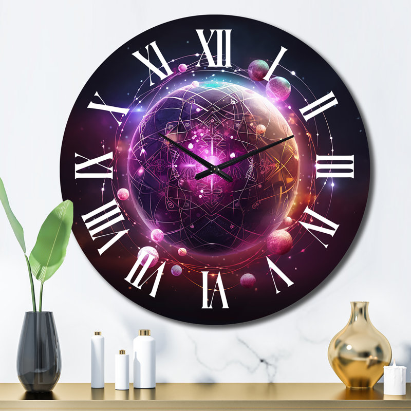 Metal Wall Clock, Large
