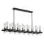 Lustre linéaire moderne de grande taille (63 po) à 16 lumières pour îlot de cuisine-666921664