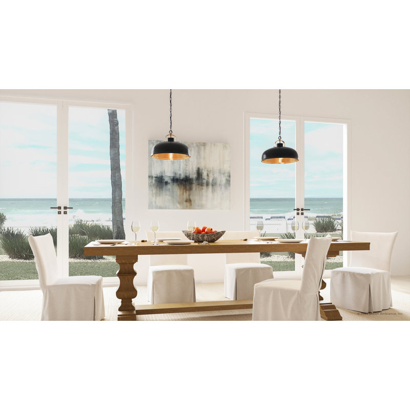 Luminaire suspendu en dôme à 1 lumière Avellana