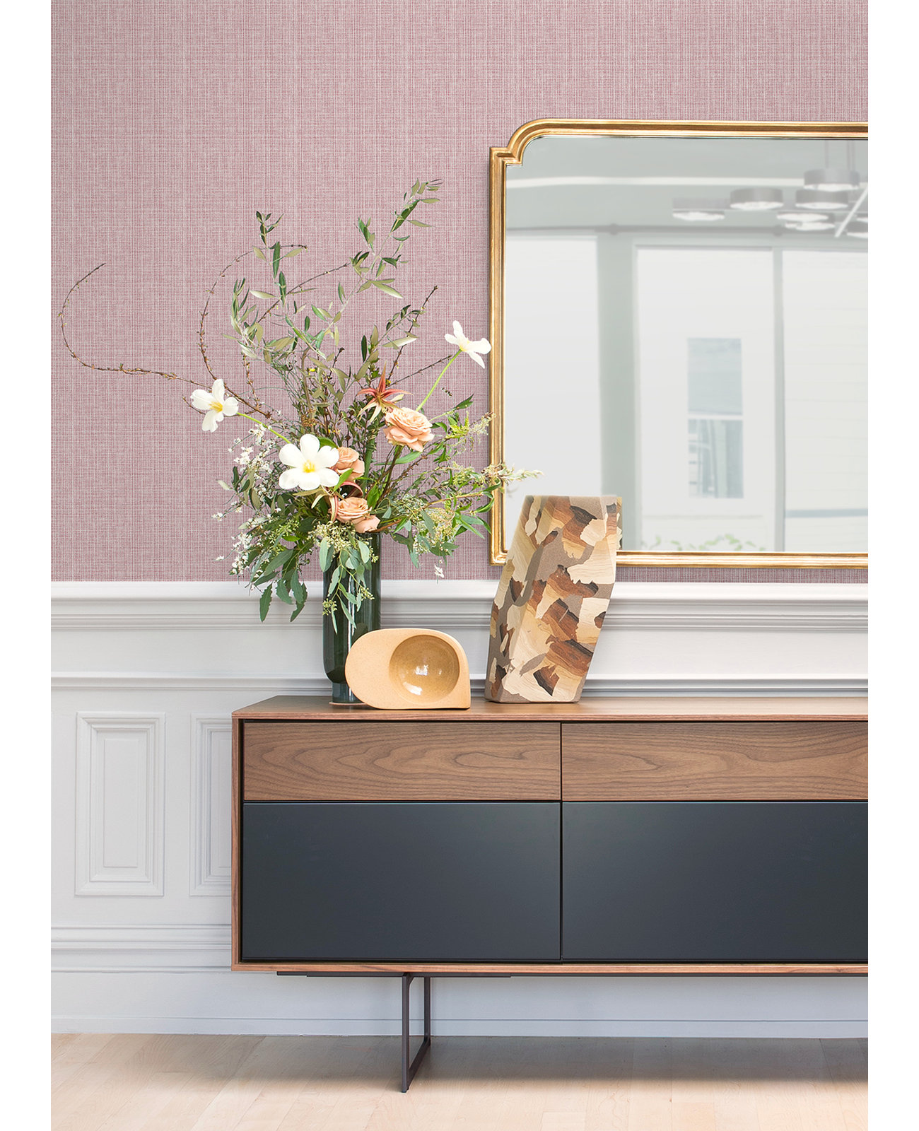 Quartney Wallpaper, Pink