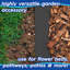 Harbour Housewares 50gsm Weed Control Fabric Set with Pegs & Plates - 3M x 10M (3 Rolls)