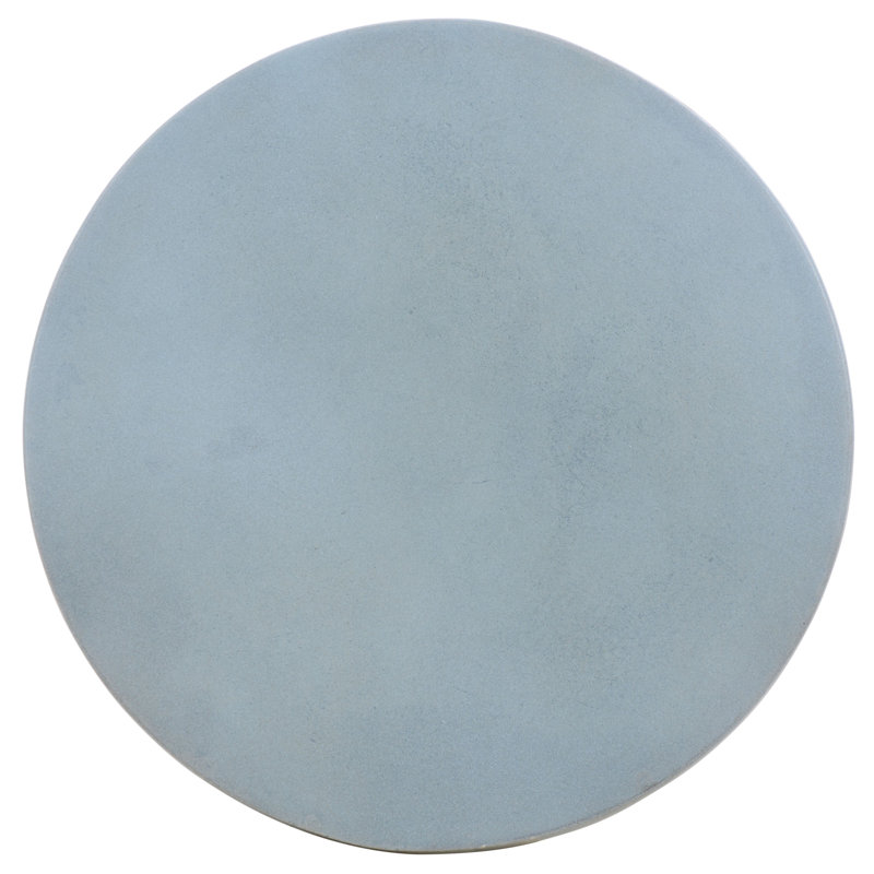 Zenni Concrete Patio Table, Powder Blue