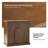 Manufactured Wood 36" W 2-Door Accent Cabinet with Adjustable Shelves-725215782