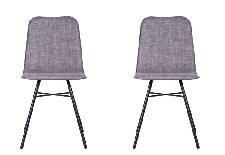 Chaise d'appoint Lolli, Gris