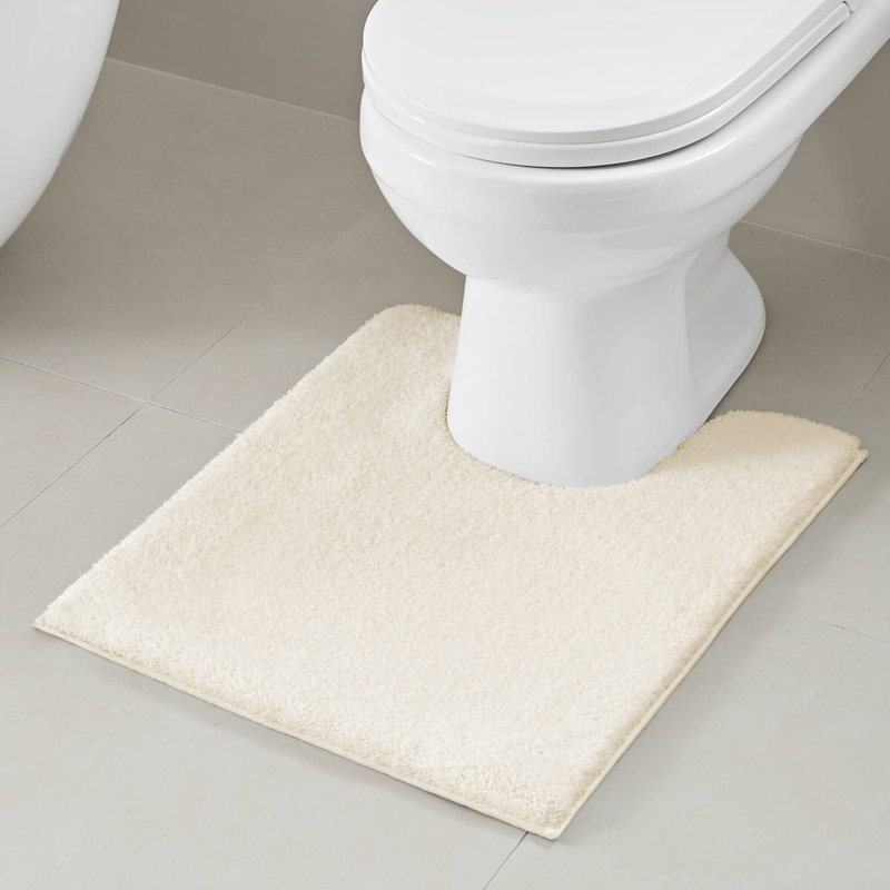 Tapis pour salle de bain Marshmallow, Crème, Contour - 24 po L x 20 po l