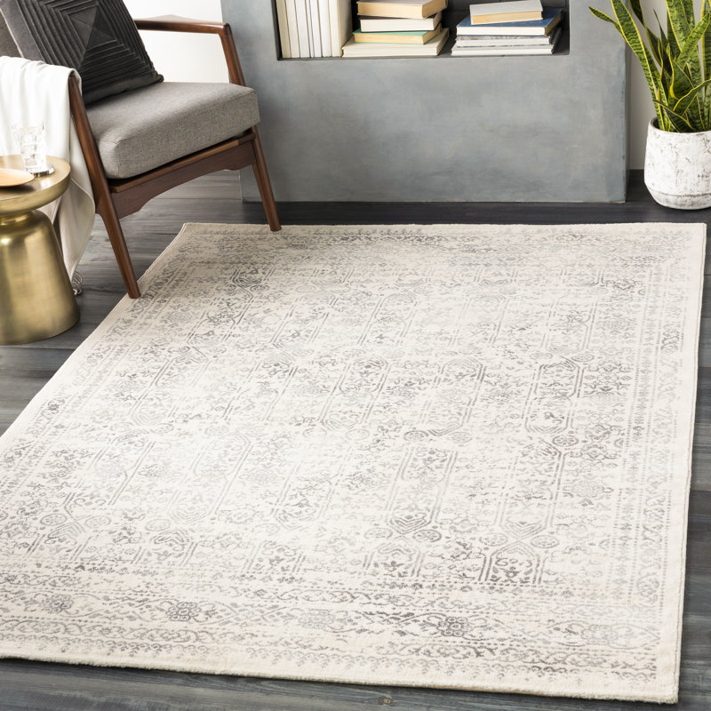 Tapis oriental tissé à la machine DeSoto, Rectangle 9 pi 10 po x 14 pi