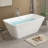 Harmony 59'' x 29.5'' Soaking Acrylic Bathtub