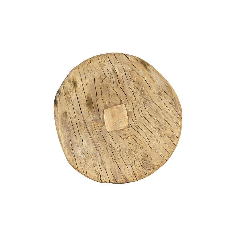 Tripod Solid Wood Top End Table