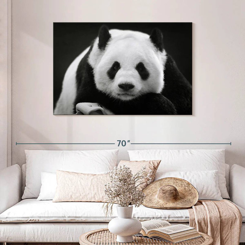 Brampt Serious Panda, 30" H x 45" W