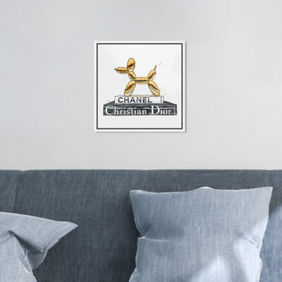 " Fashion and Glam Balloon Dog Library  Books " Acrylic Print