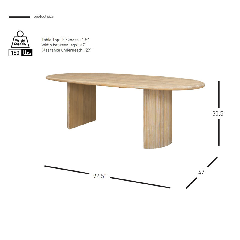 Hotwells Kebba 9-Piece Dining Set