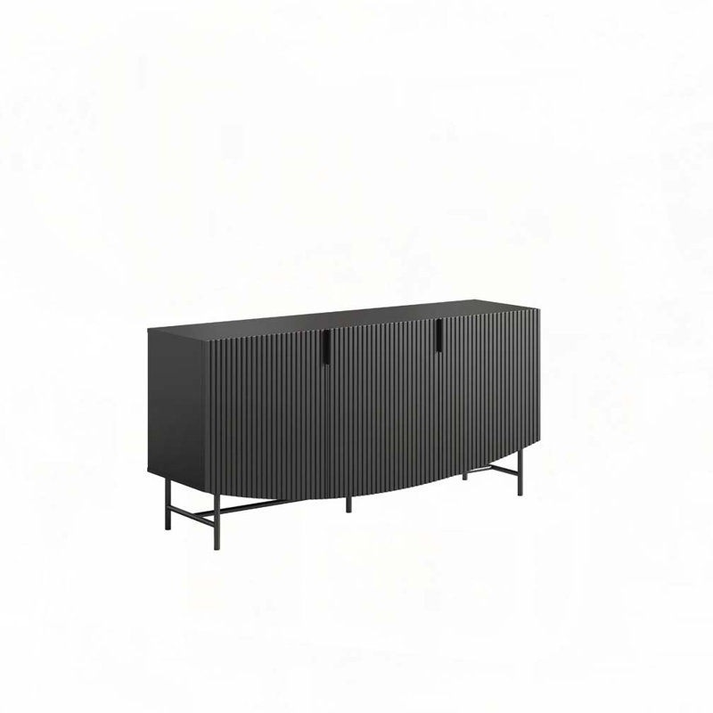 Meuble télé pour meuble télé 75 pouces, Noir
