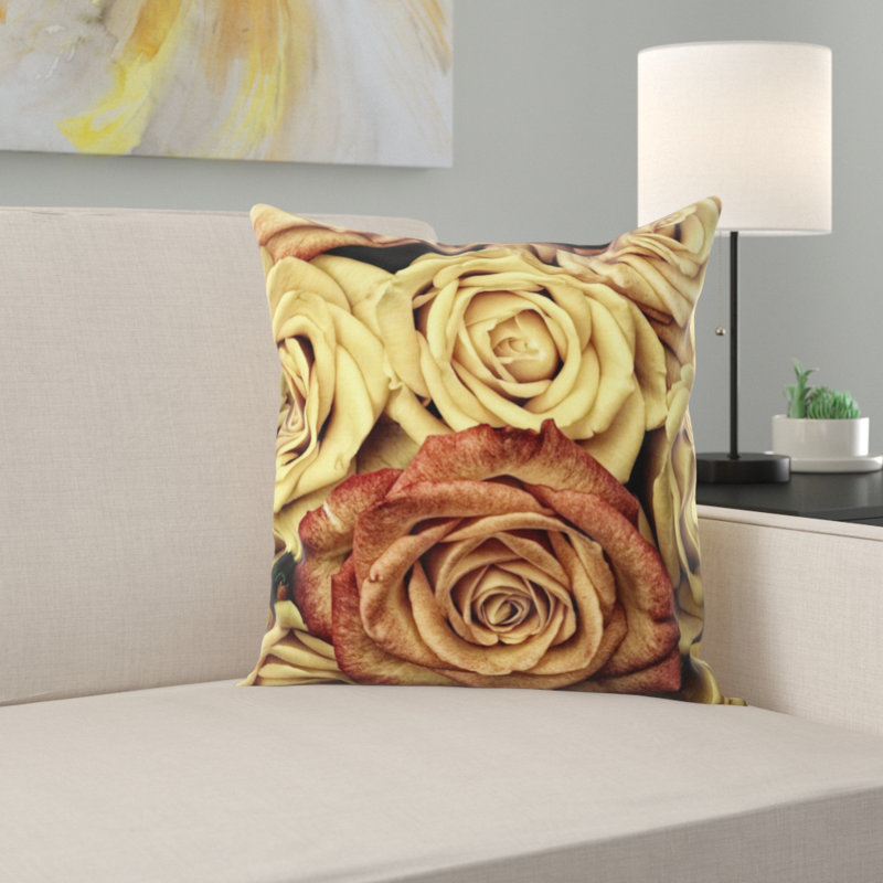 Coussin roses