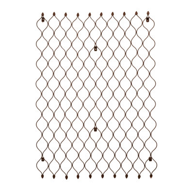 Outdoor Honeycomb Trellis Bronze H100cm W78cm