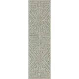 Cyprus Hand-Tufted Cut/Loop Pile Textured Geometric Wool Rug