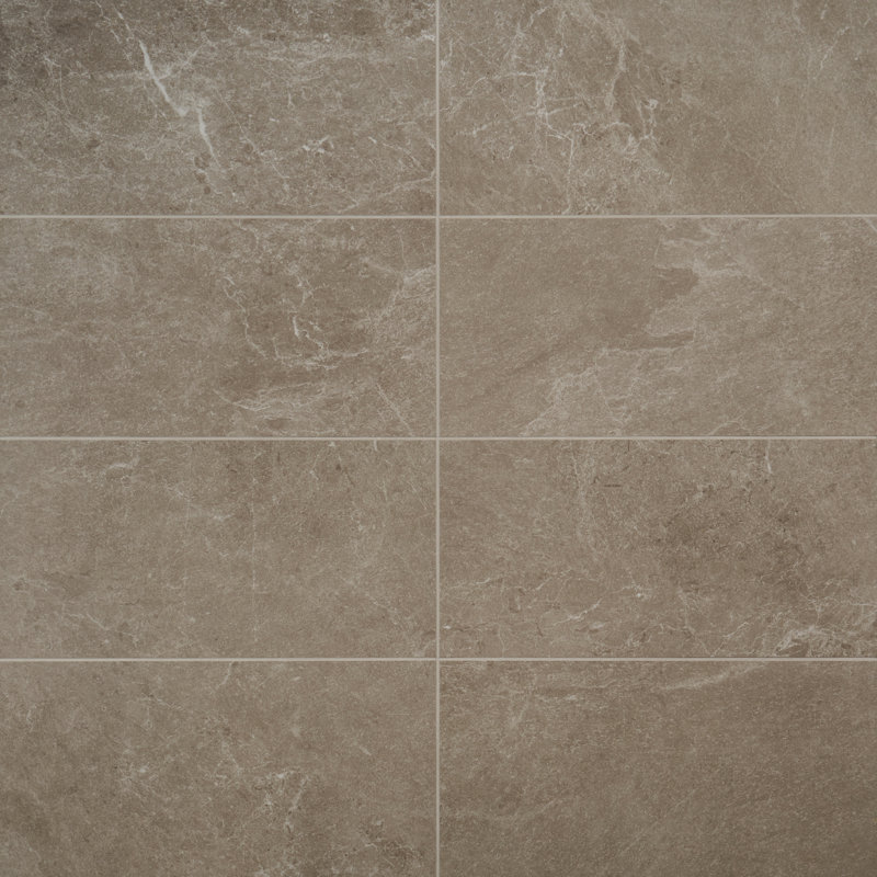 Limetech 11.81 in. x 23.61 in. Matte Porcelain Floor and Wall Tile (17.43 Sq. Ft. / Case), Greige Beige
