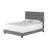 Boyd Sleep Ravenna Linen Platform Bed | Adjustable Headboard | Low-Profile Foundation Compatible | Modern Channel Design | 700 lb Capacity-1878840528-1878840530