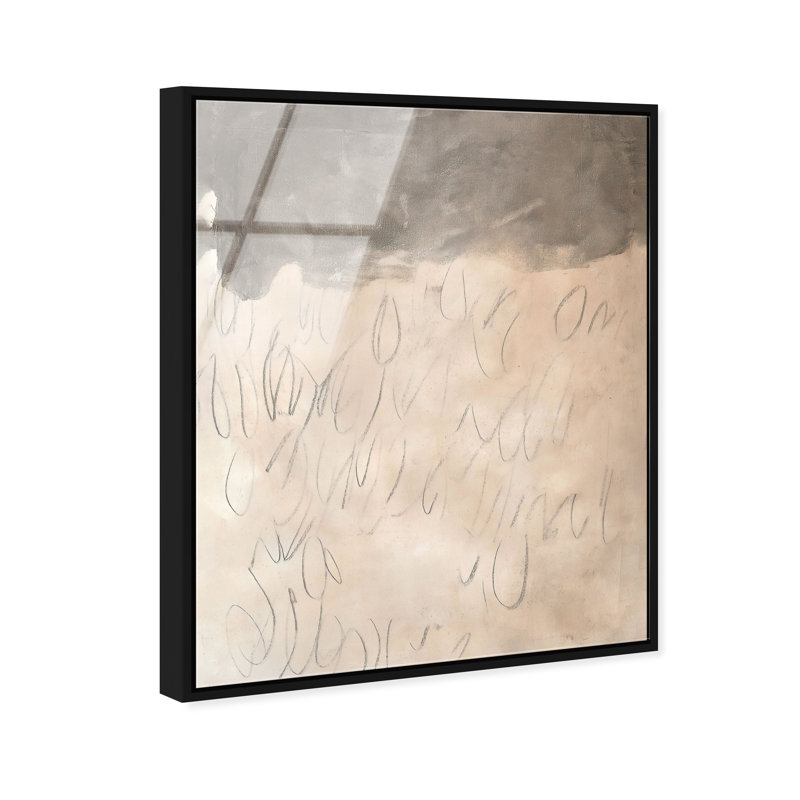 Dust and Shadows High-Gloss Frameless Acrylic Glass Wall Art Abstract Print by Oliver Gal, Ready to Hang, 16 x 20