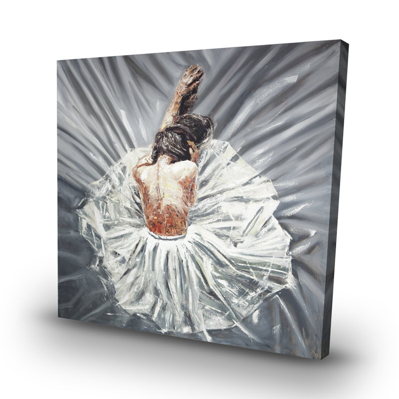 Ballerina - 32"x32" art on canvas