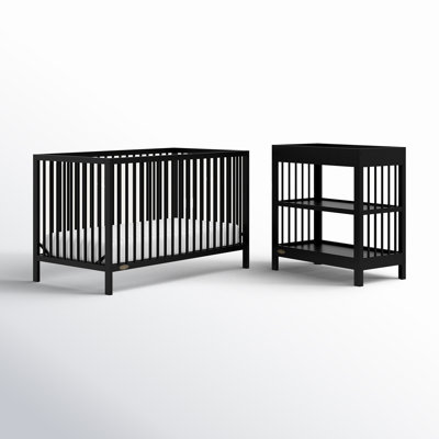 Graco Teddi 5-In-1 Convertible Crib And Teddi Changing Table 2-Piece Nursery Set