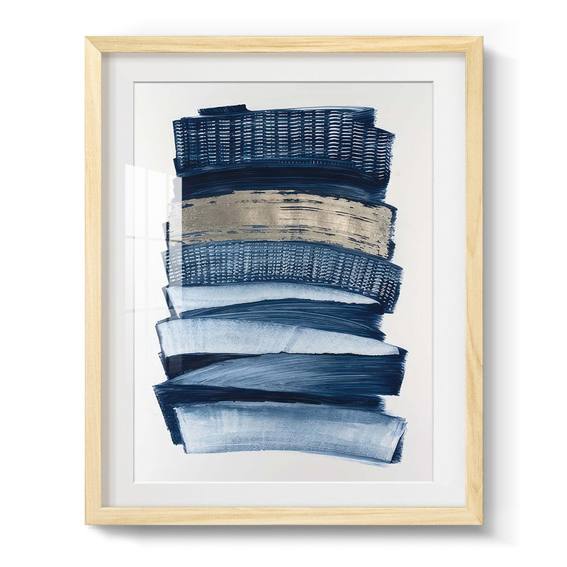 Lineups I -Framed Print, Natural, 28.5" H x 20.5" W