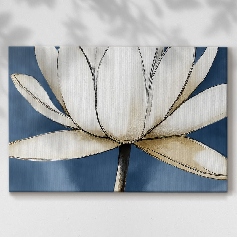 Série florale-XXIV - Cavas enveloppés de galerie, 32 x 48