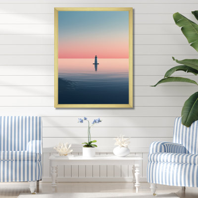 «Light House Simplicity At Sea III» sur toile