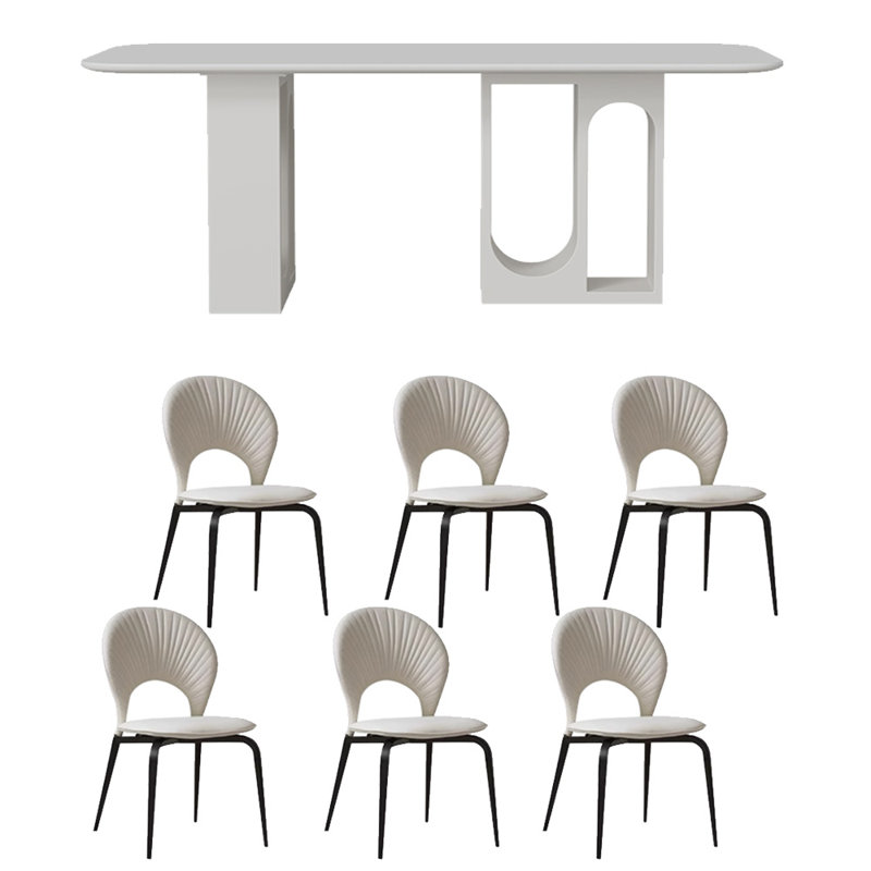 Ensemble de table de salle à manger Superior, H 29,53 po x L 55,12 po x l 31,5 po