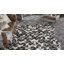 Brooksie Cowhide Geometric Area Rug in Brown/White-1268800283