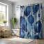 Blue Raindrops - Rideau de douche Premium-933956363