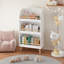 Bibliothèque pour enfants, bibliothèque à 3 niveaux, organisateur de livres, armoire de rangement pour jouets (bibliothèque)