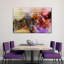 Guitare seule sur toile-558304154