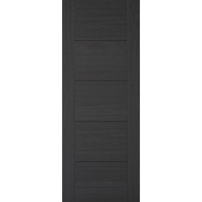 Vancouver 5P Black Internal Fire Door