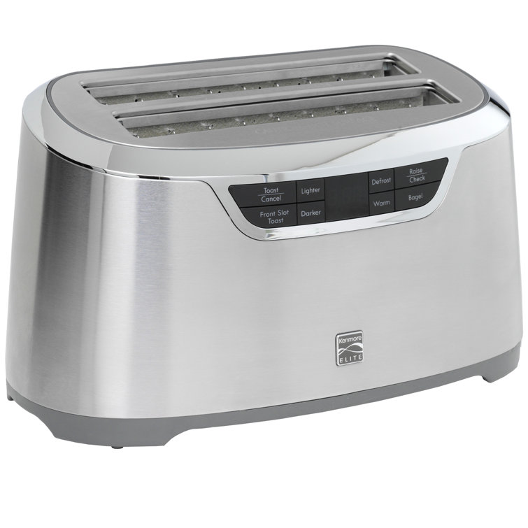 Haden Heritage Stainless Steel Black 4 slot Toaster 8 in. H X 13 in. W X 12  in. D - Ace Hardware