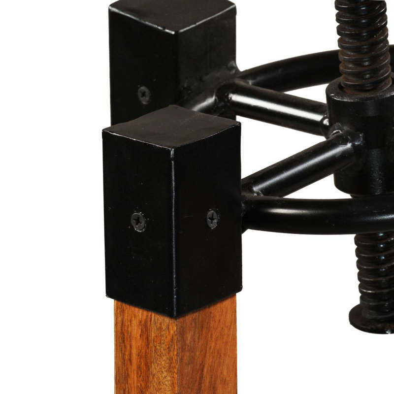 Tabourets VidaXL en bois de manguier massif