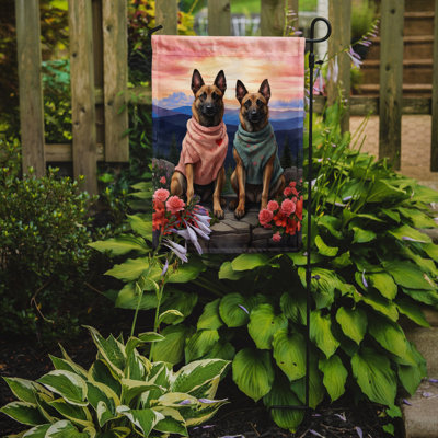 Drapeau pour chien double face en polyester H 15,5 po x l 11,25 po