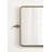 Kasota Brass Rectangular Wall Mirror-733511450-733511428