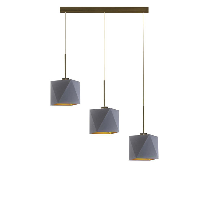 Everette 3 - Light Kitchen Island Pendant, Grey