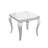 Jeneine Faux Marble Top Metal Base End Table-2080300509