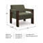 Fauteuil d'appoint Hira